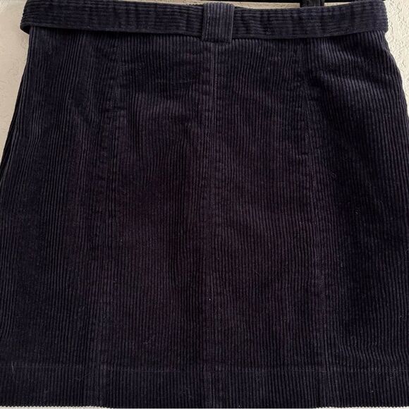 Navy Corduroy Skirt with Belt Urban Outfitters Medium - Picture 5 of 9